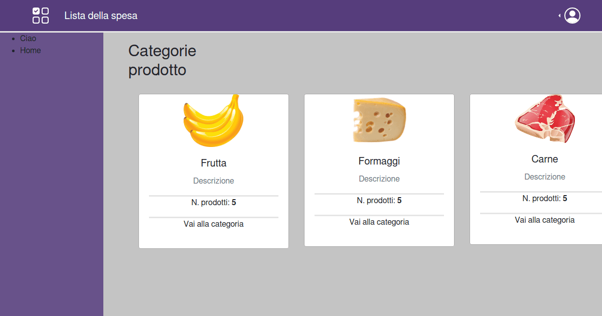odello Di Lista Della Spesa Del enu