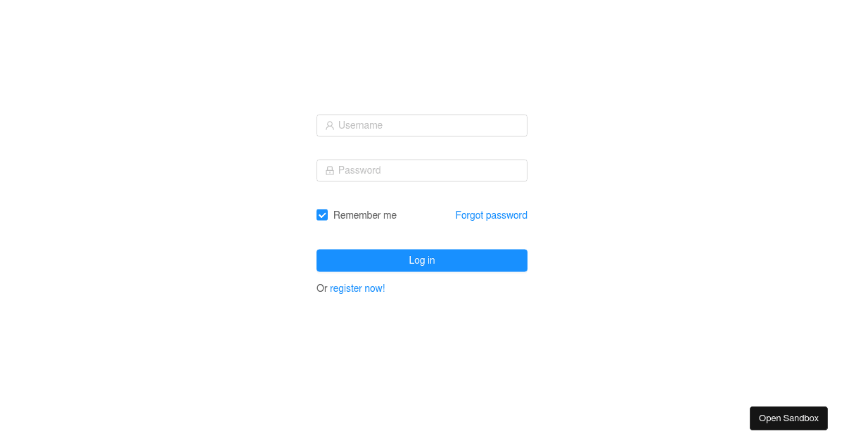 react - Codesandbox