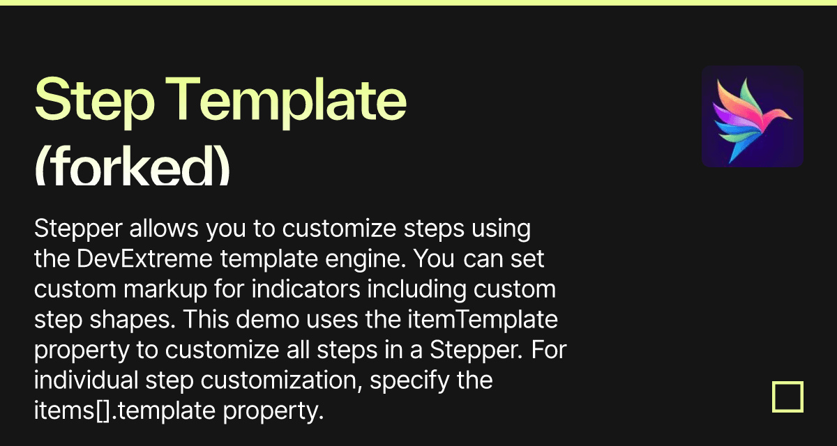 Step Template (forked) - Codesandbox