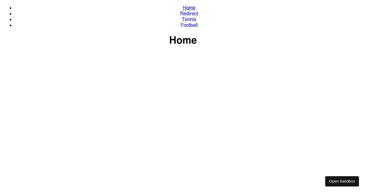 react router v5 blink example (forked) - Codesandbox