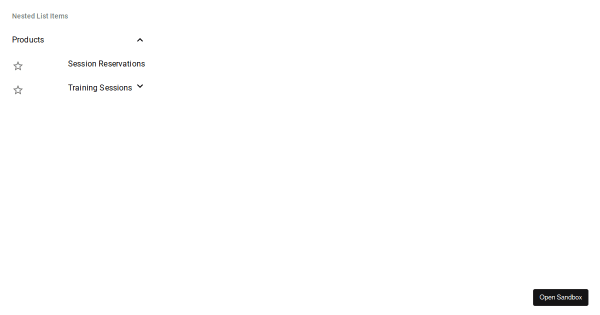Nested List Items 2nd Level Codesandbox nested-list-items-2nd-level-codesandbox