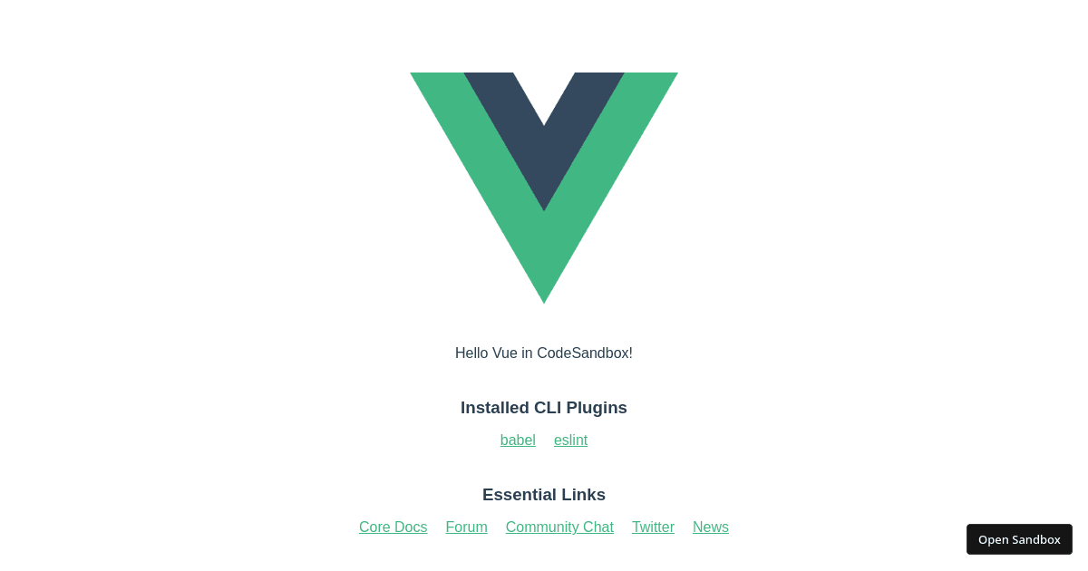 codesandbox - Codesandbox