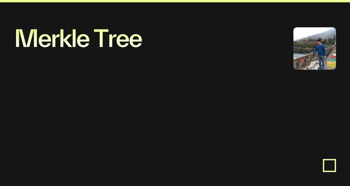 Merkle Tree - Codesandbox