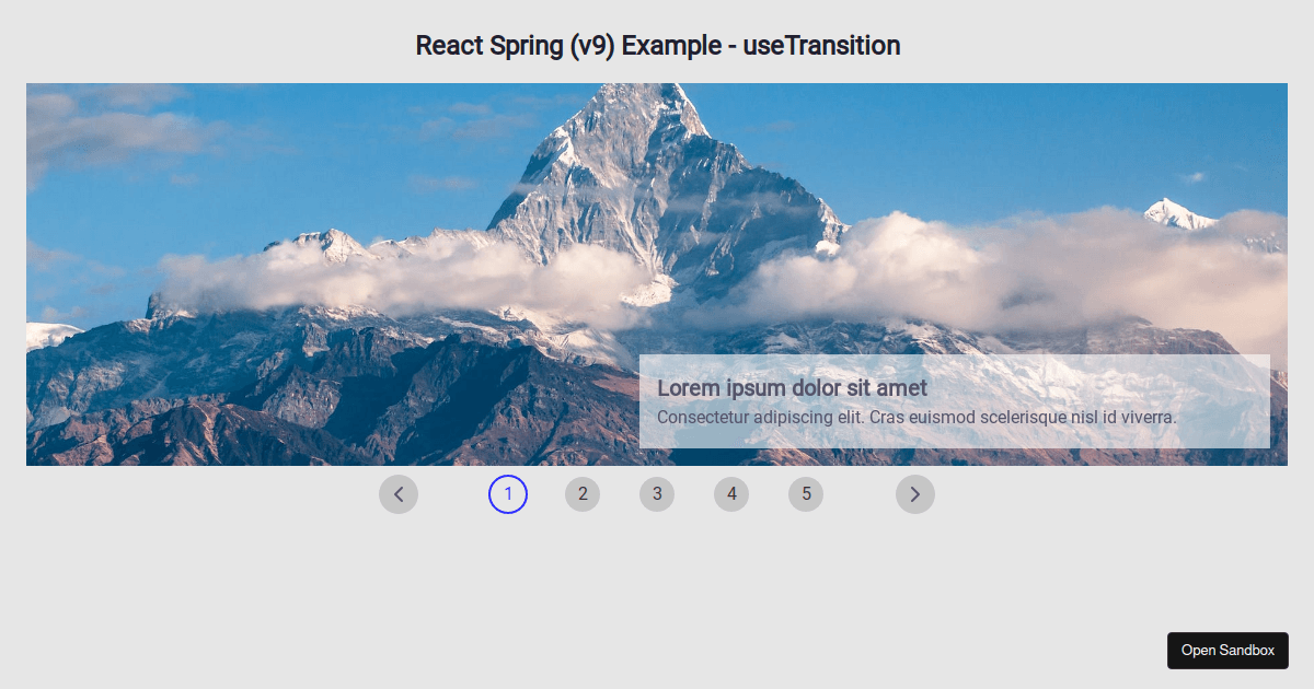 react-spring-v9-usetransition - Codesandbox