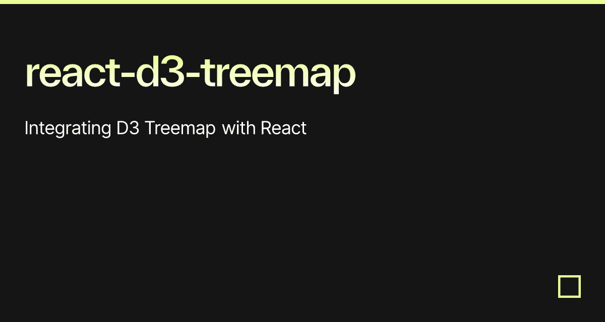 react-d3-treemap - Codesandbox