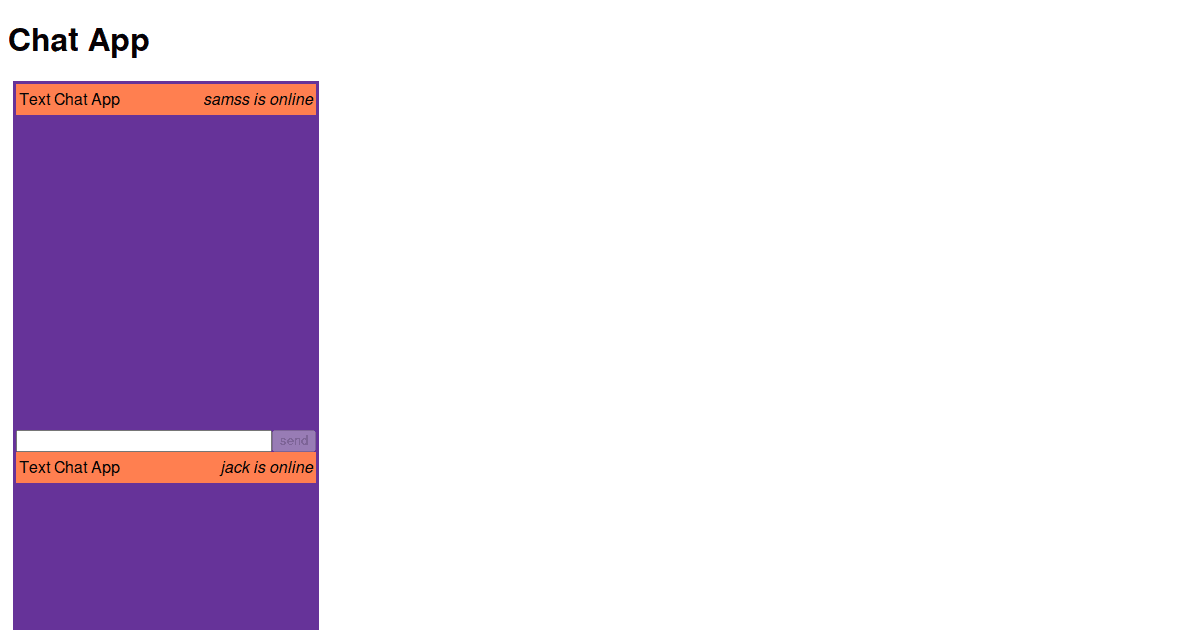 Chat App - Codesandbox