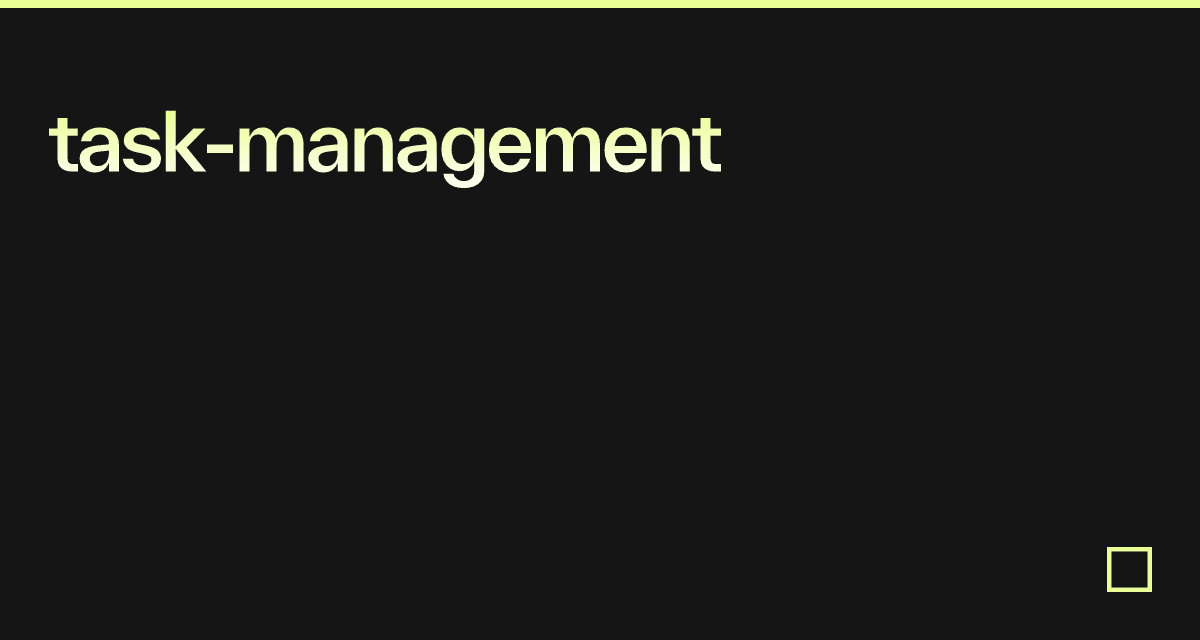task-management - Codesandbox