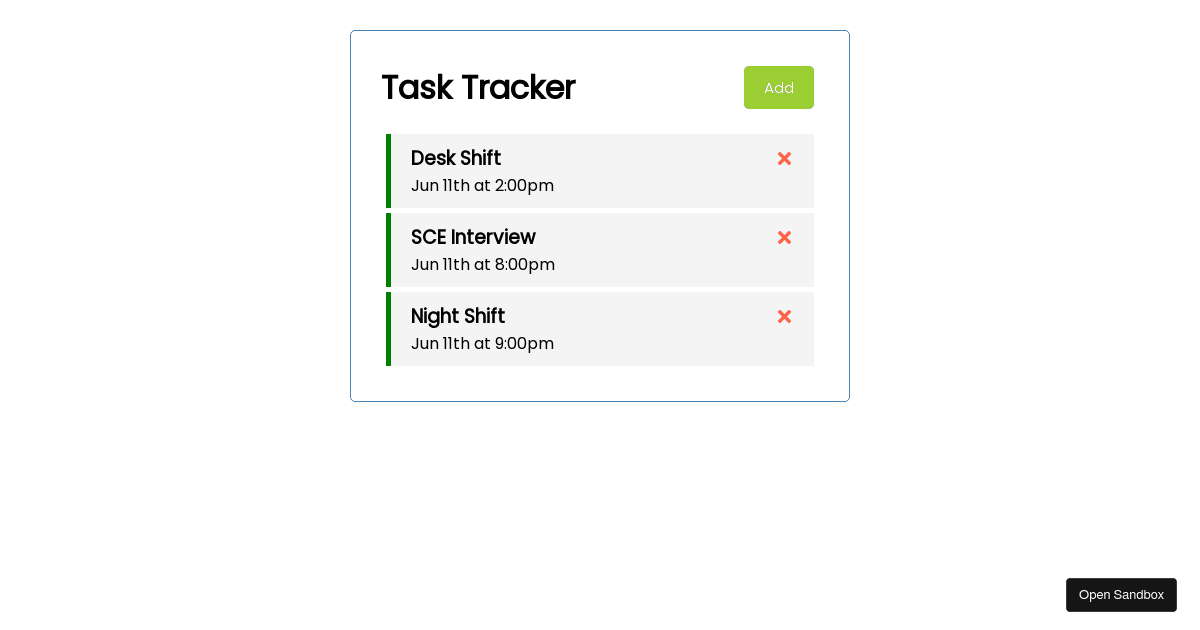 react-app - Codesandbox