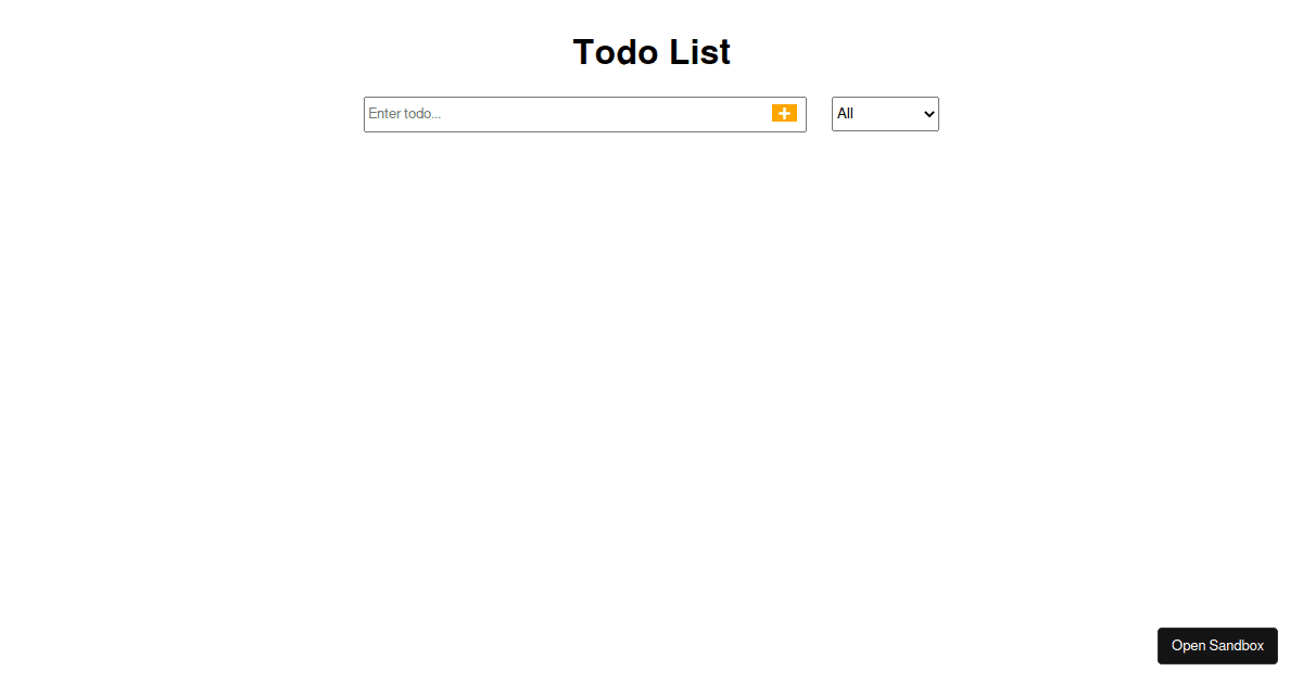react - Codesandbox