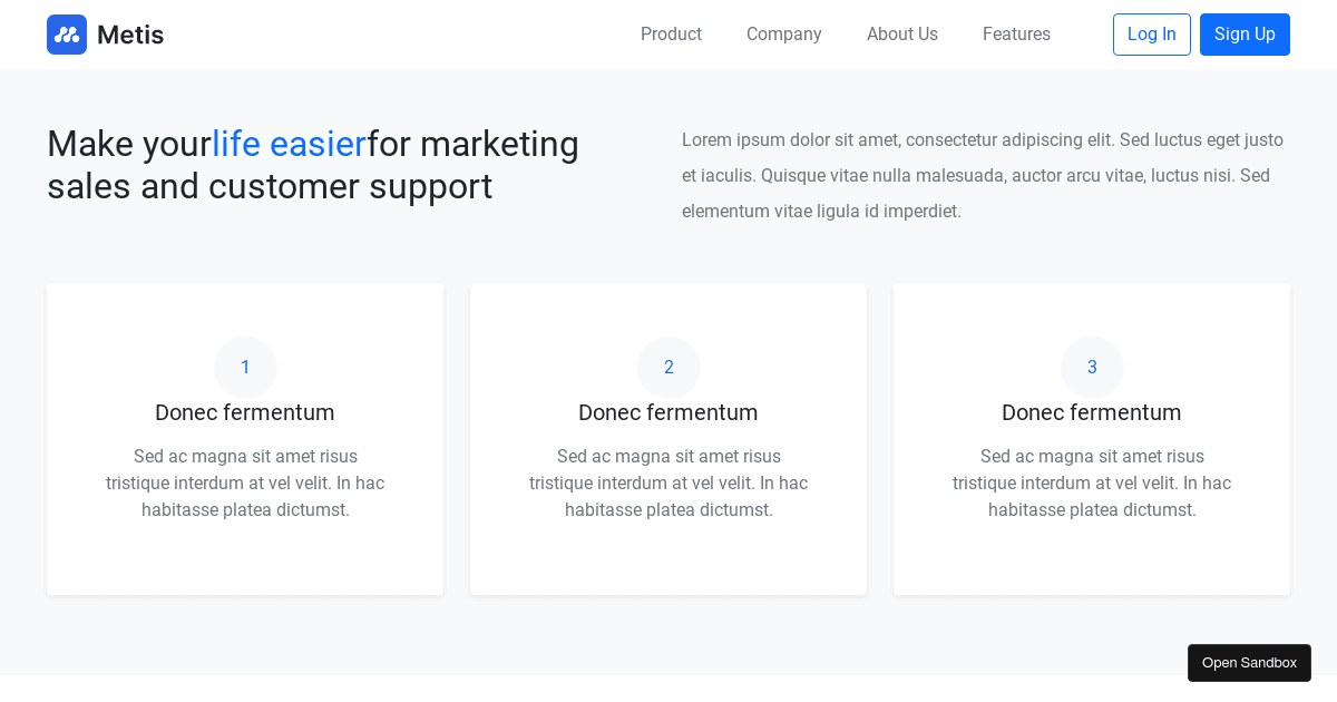 react - Codesandbox
