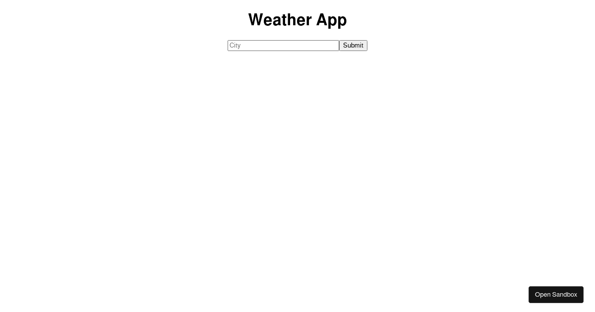 react - Codesandbox