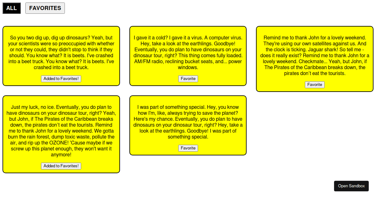 cards (forked) - Codesandbox