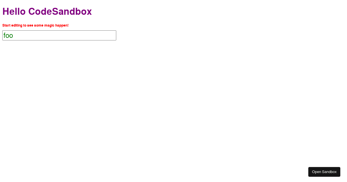 styled-components v6 sandbox (forked) - Codesandbox