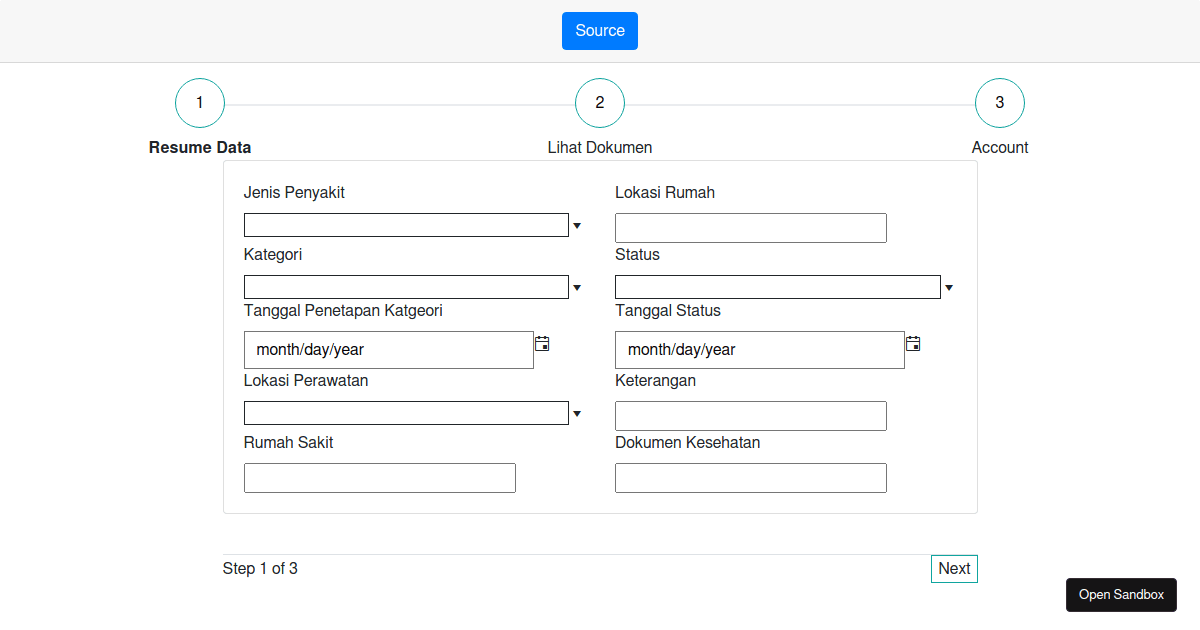 DynamicFrorm (forked) - Codesandbox