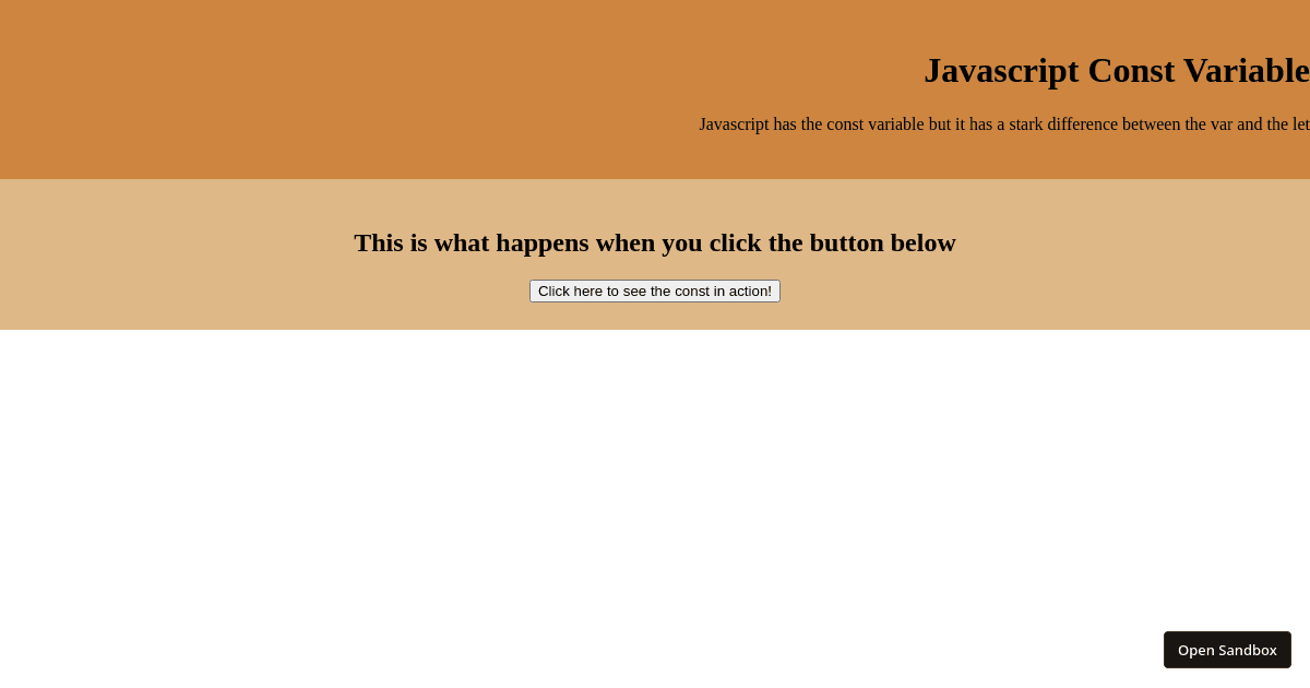 javascript-const-2021 - Codesandbox
