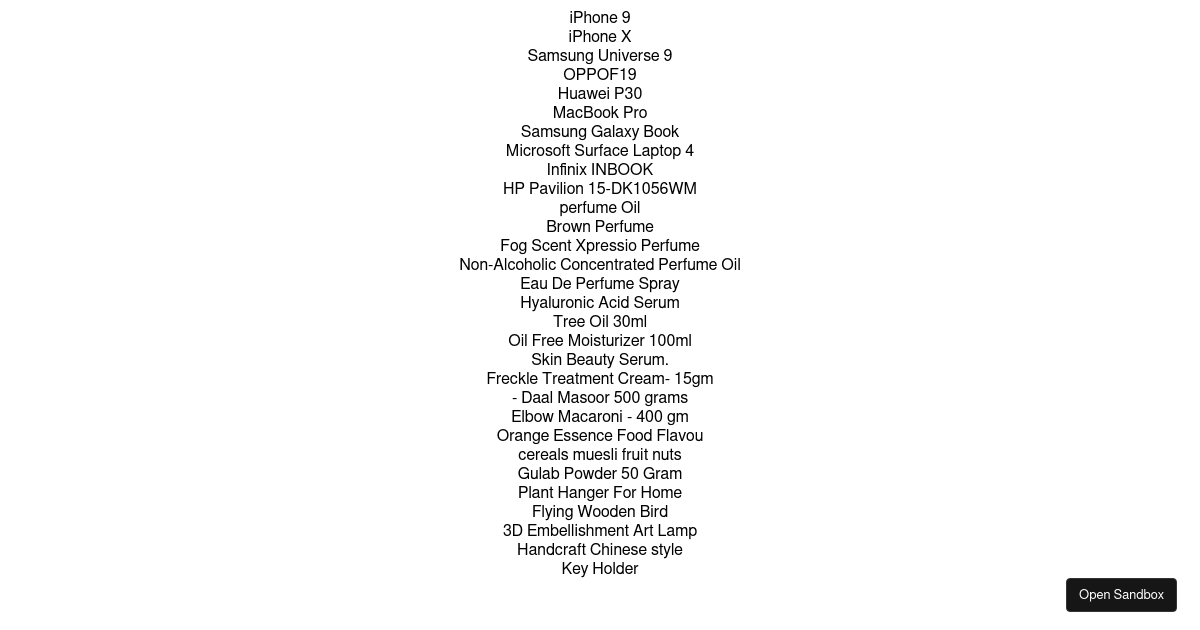 HOC - Codesandbox