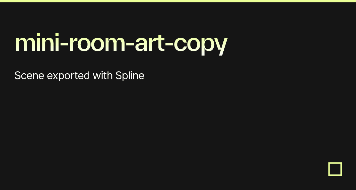 mini-room-art-copy - Codesandbox