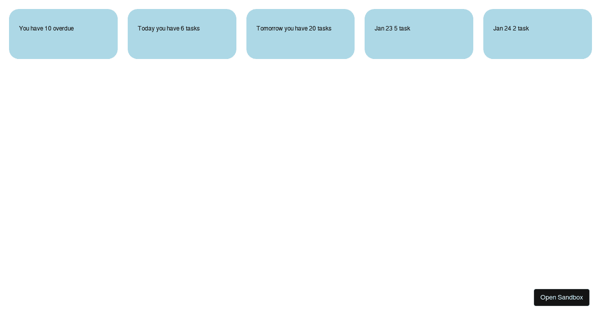 Date - Codesandbox