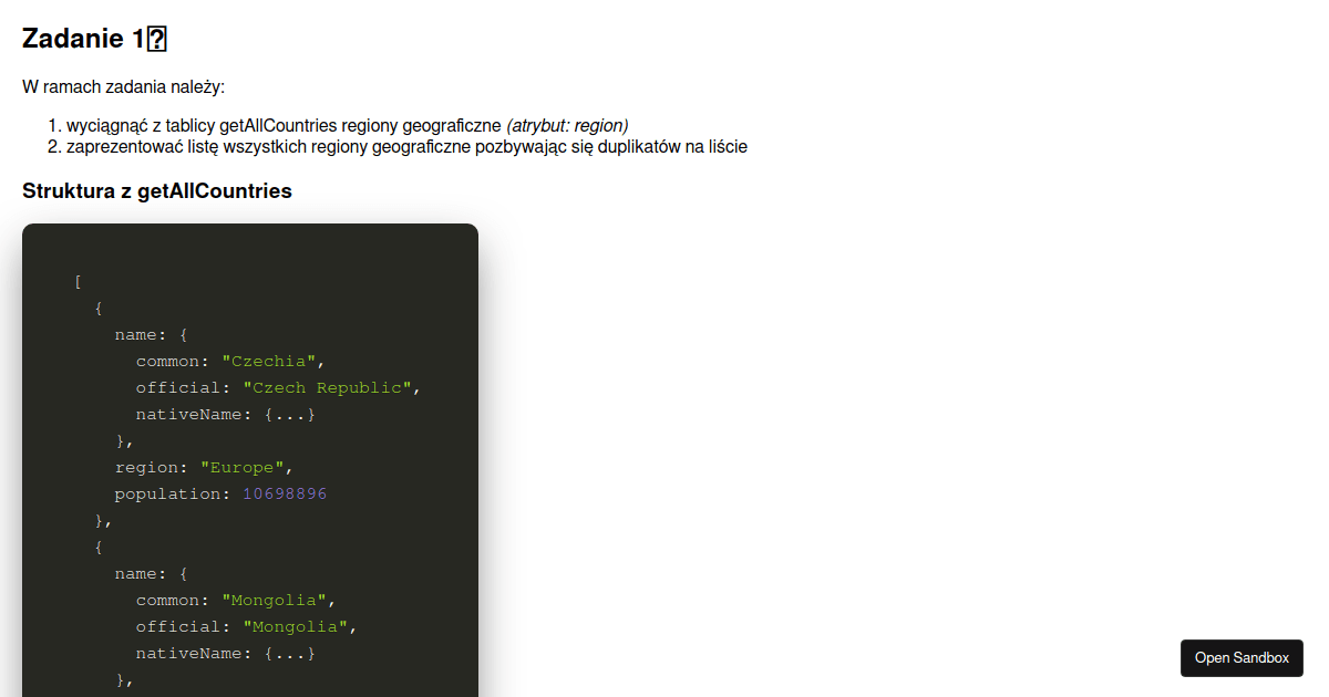 interview (initial) - Codesandbox