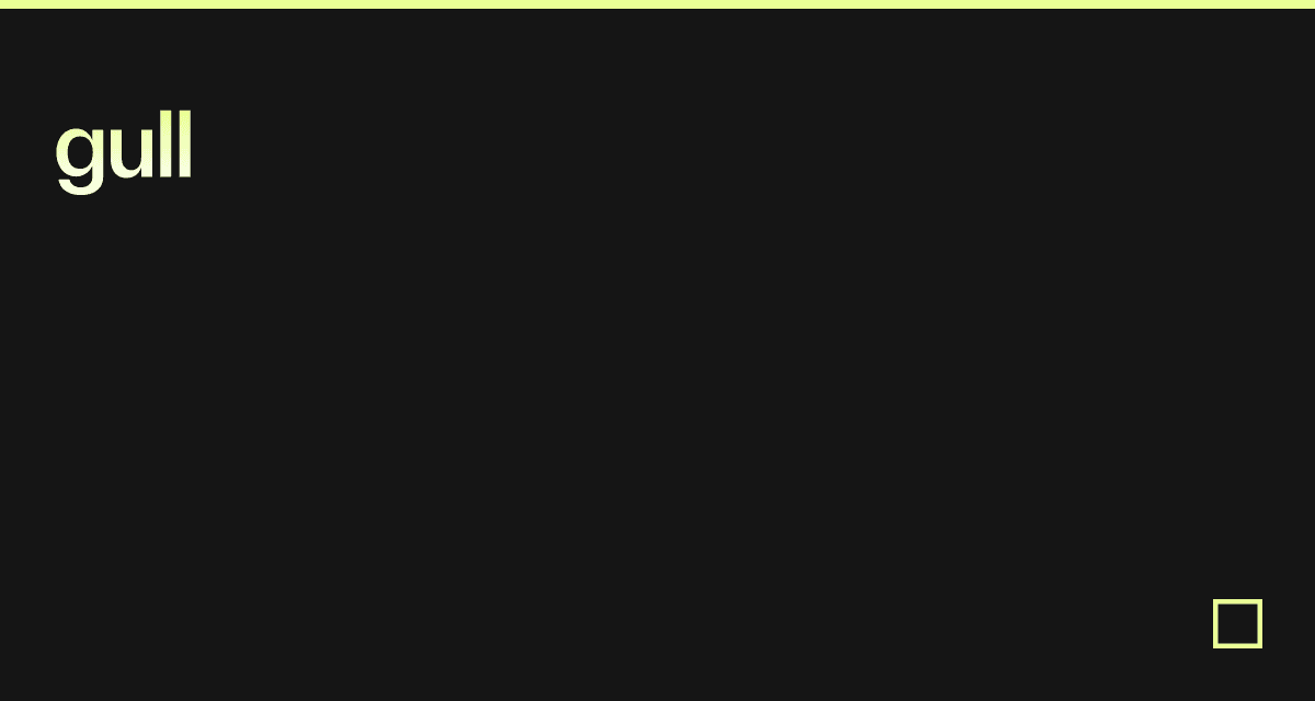 gull - Codesandbox