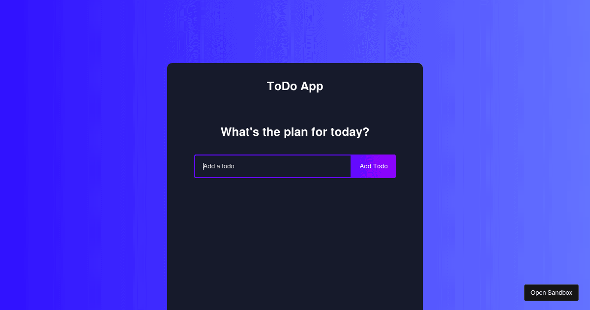 react-todo-list - Codesandbox