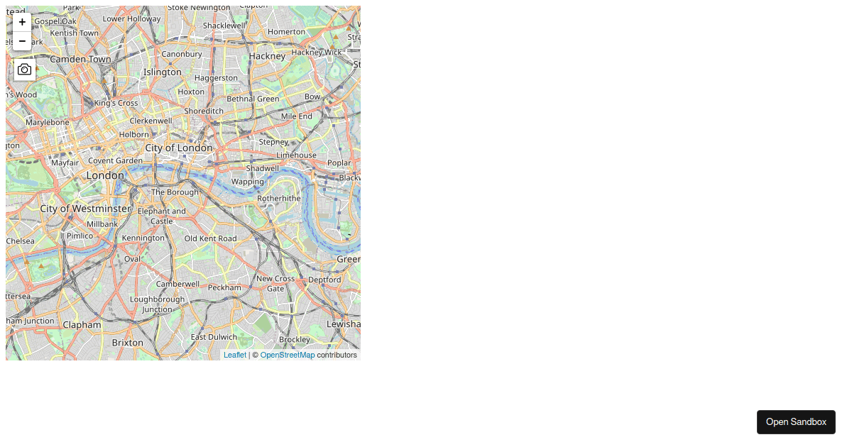 map-screenshots - Codesandbox