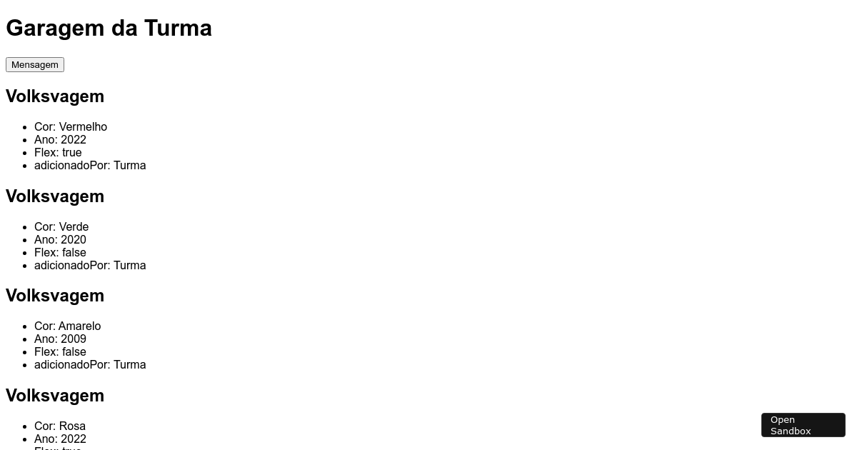 Template de aula - styled-components - Codesandbox