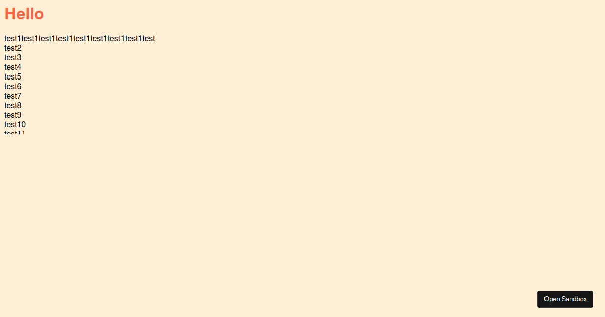 React and SCSS (forked) - Codesandbox