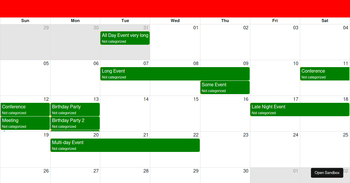 react-big-calendar-example-codesandbox