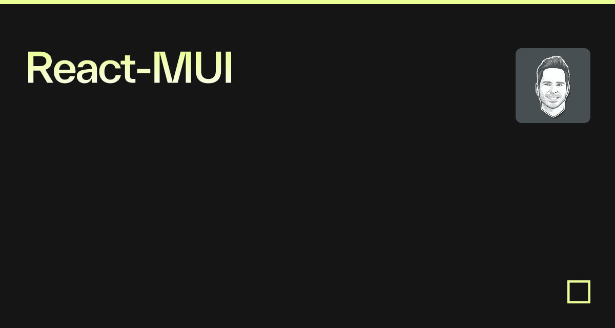 React-MUI - Codesandbox