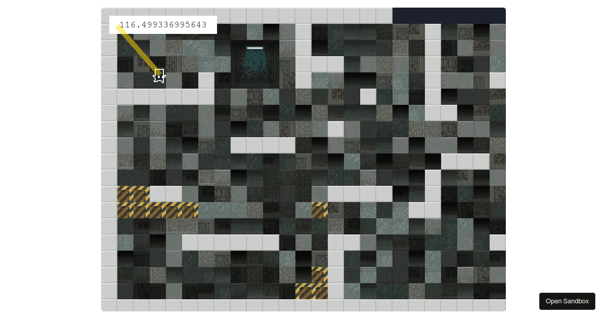 Phaser deterministic position - Codesandbox