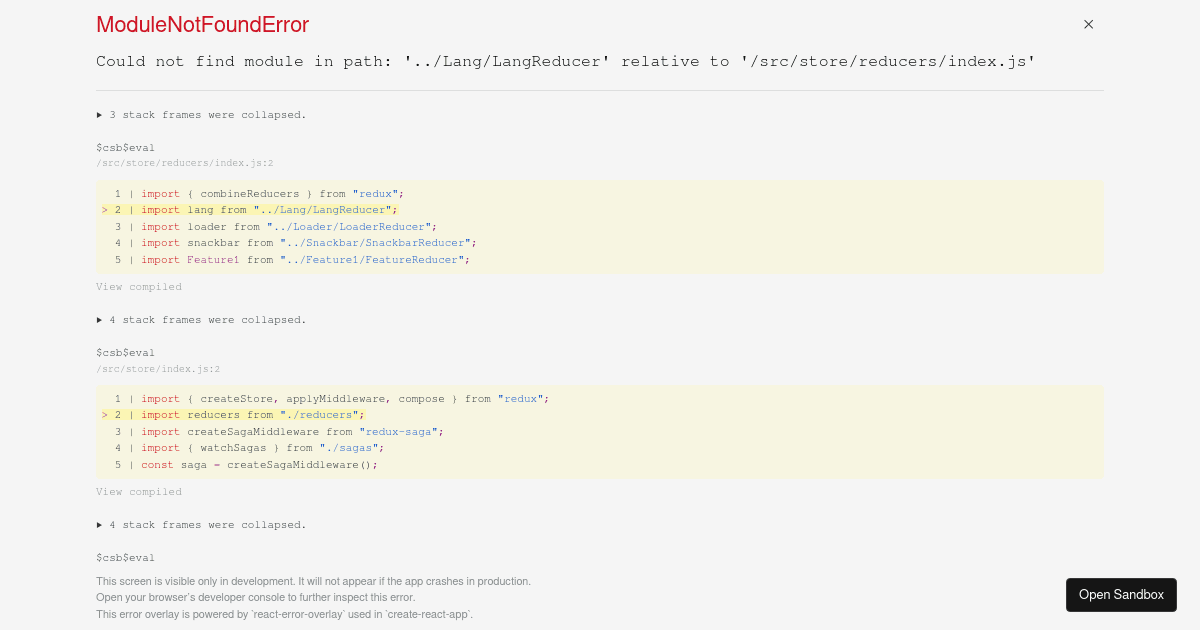 react - Codesandbox