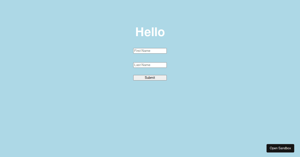 Week 12 Tugas 1 - Codesandbox