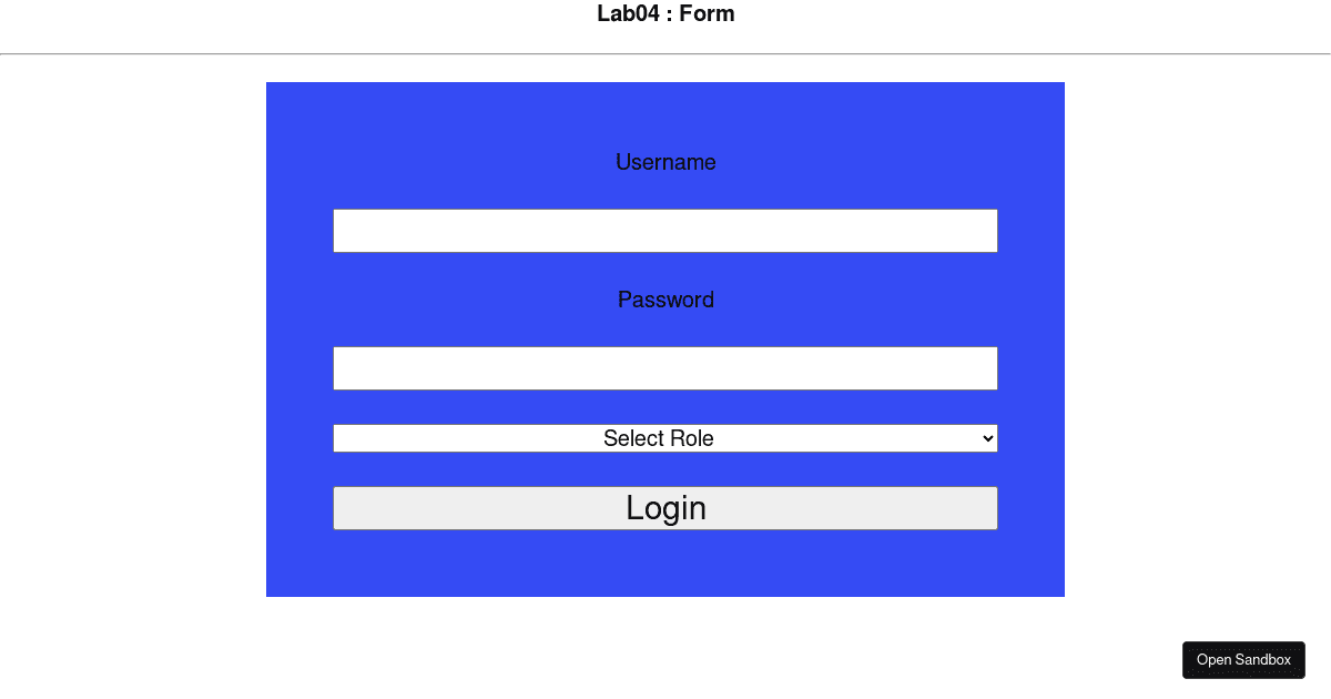 7+ - Codesandbox
