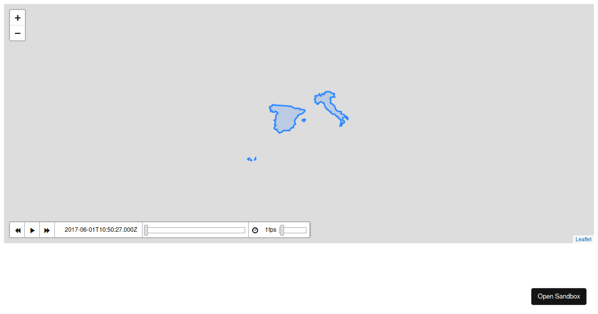 Leaflet.TimeDimension (forked) - Codesandbox