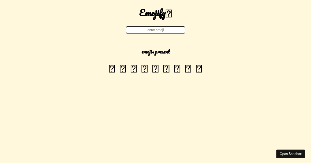 emoji-dictionary - Codesandbox