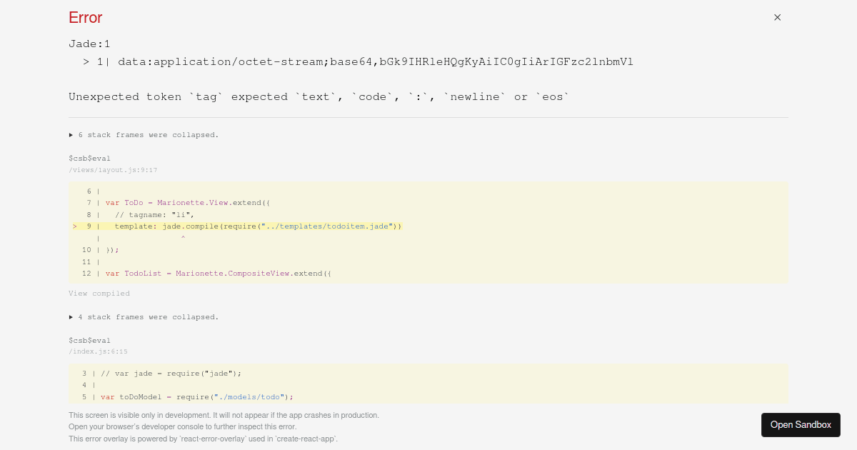 test Codesandbox