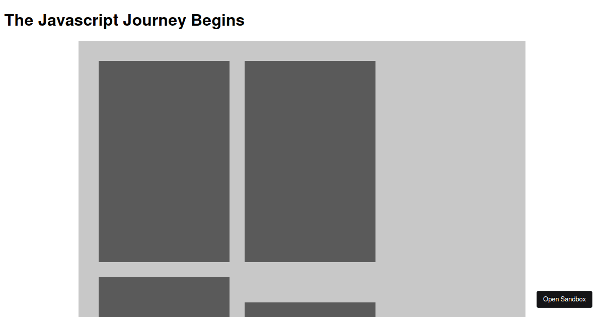 JavaScript Practice - Codesandbox