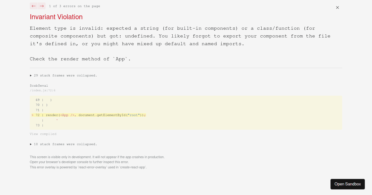 Simple example multi and single select - Codesandbox