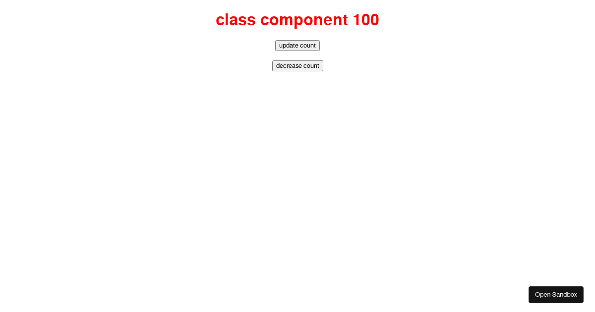 react - Codesandbox