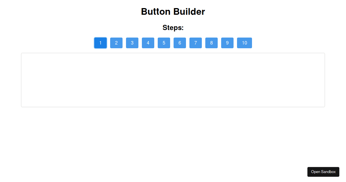Button Builder (forked) - Codesandbox