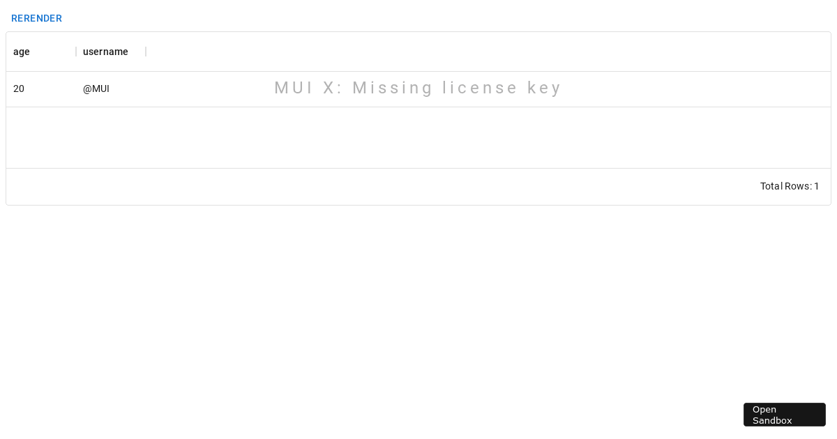 BasicColumnsGrid demo — MUI X (forked) - Codesandbox