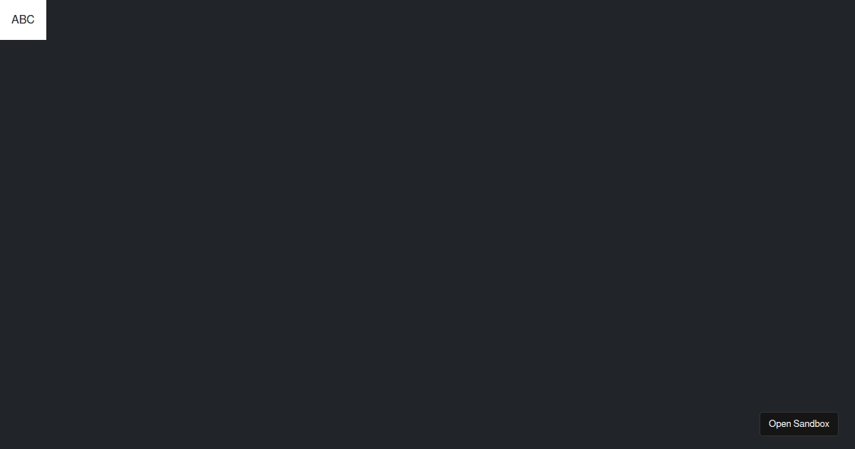 draggable content - Codesandbox