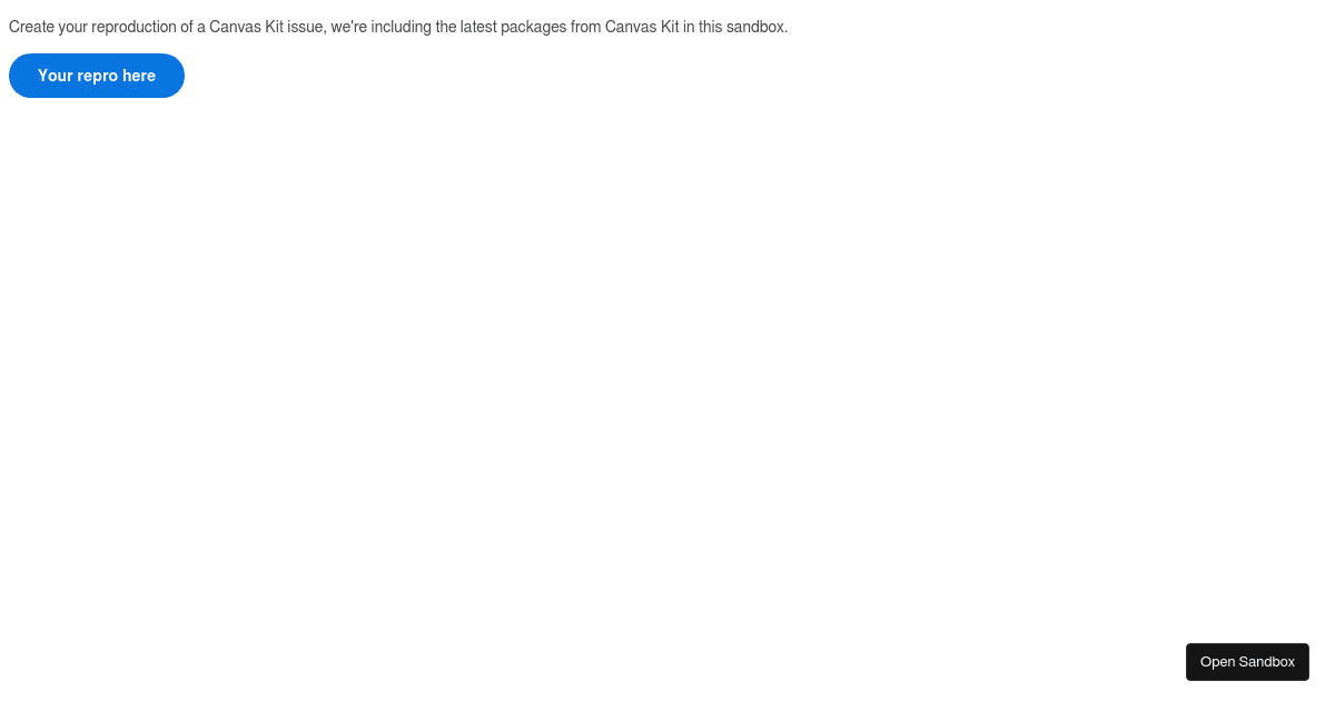 Canvas Kit 4.x beta - Codesandbox
