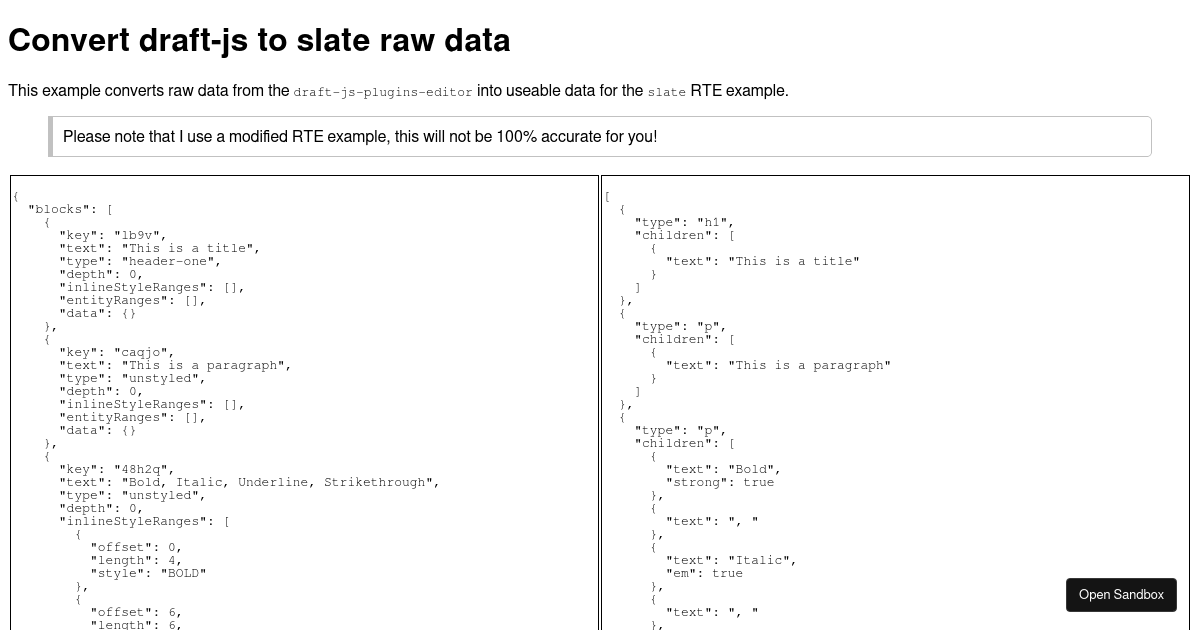 draft-to-slate - Codesandbox