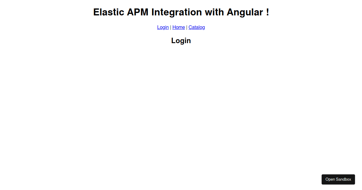 elastic apm rum angular8 forked Codesandbox