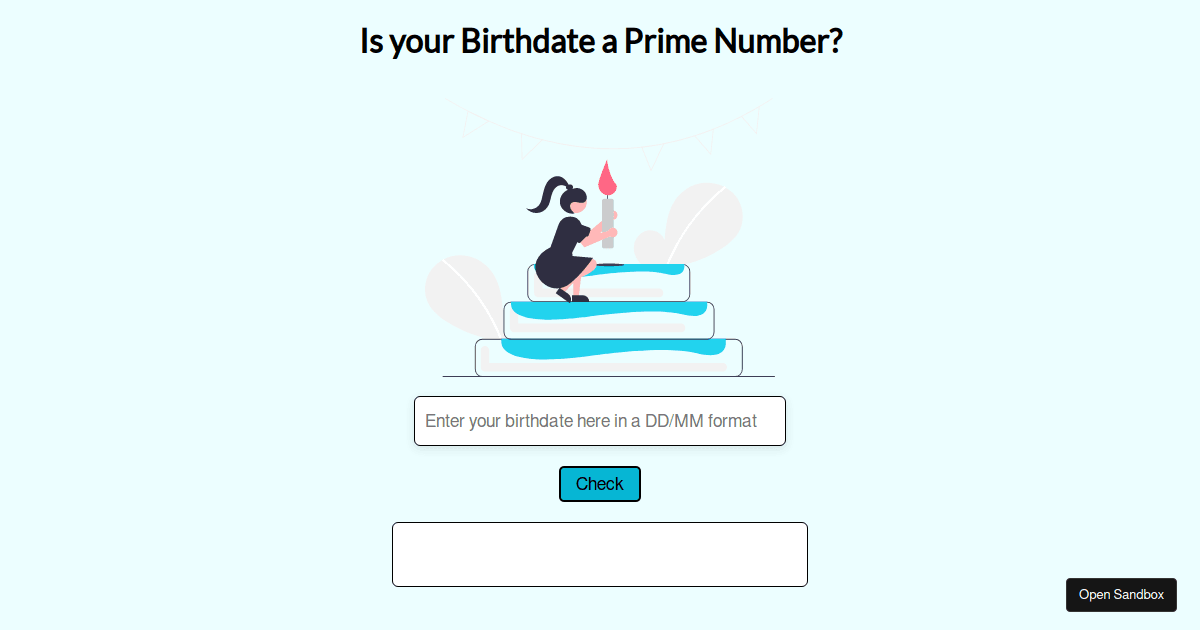 Prime-number - Codesandbox