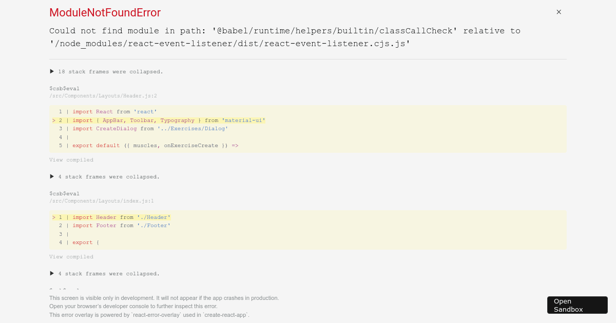 new - Codesandbox