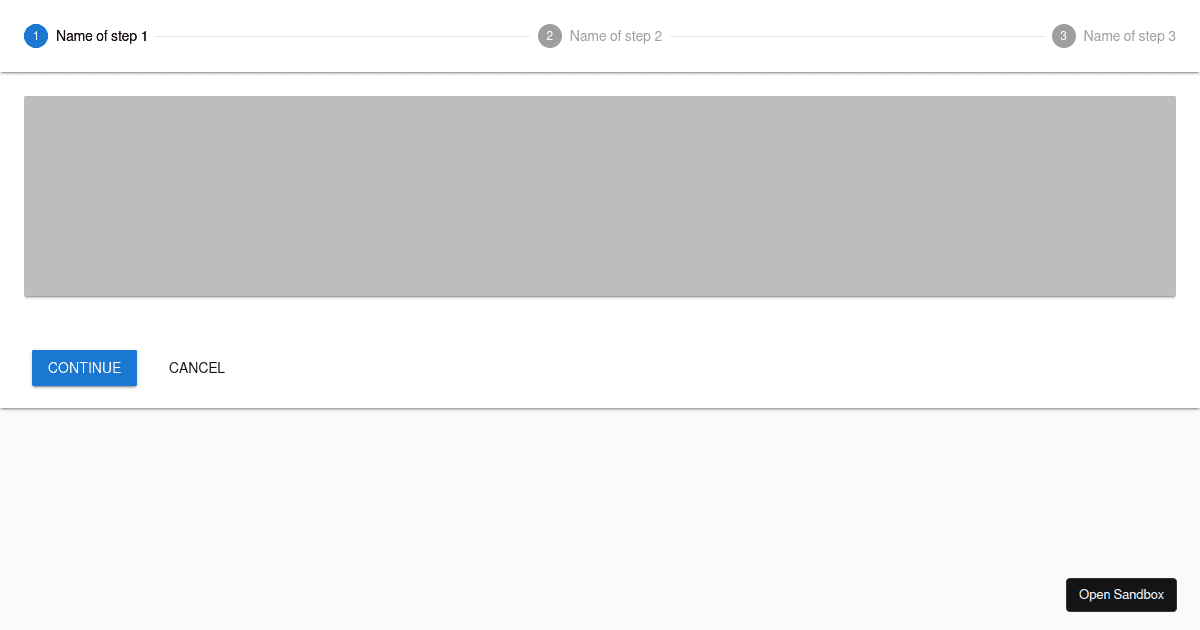Vuetify Stepper with components - Codesandbox
