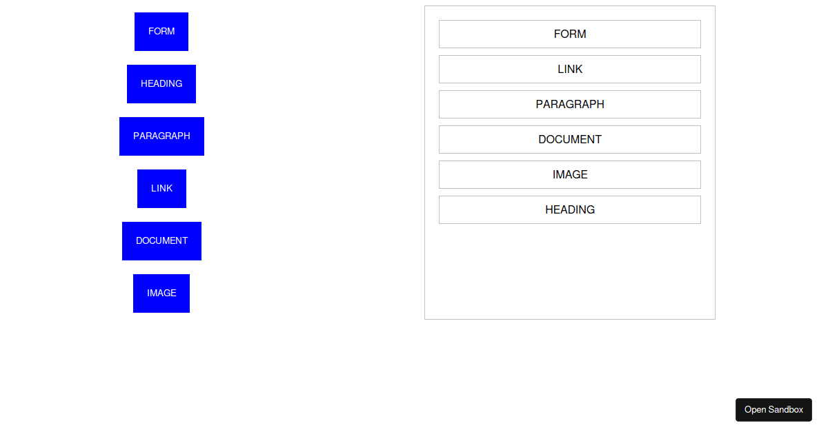 dnd - Codesandbox